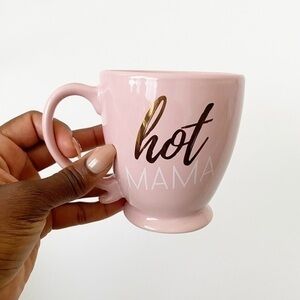 New pink coffee mug